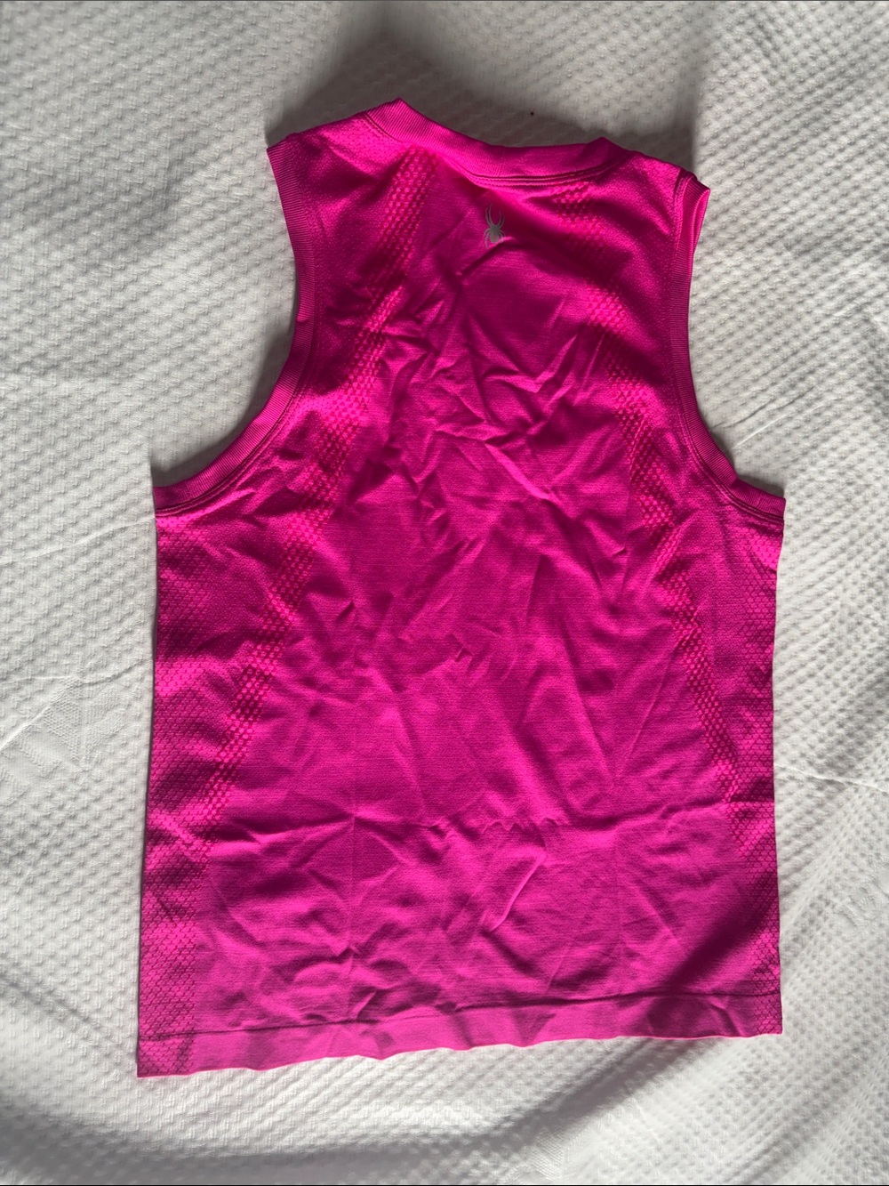 Spyder Women's Bright Pink Athletic Tank Top - Picture 2 of 2